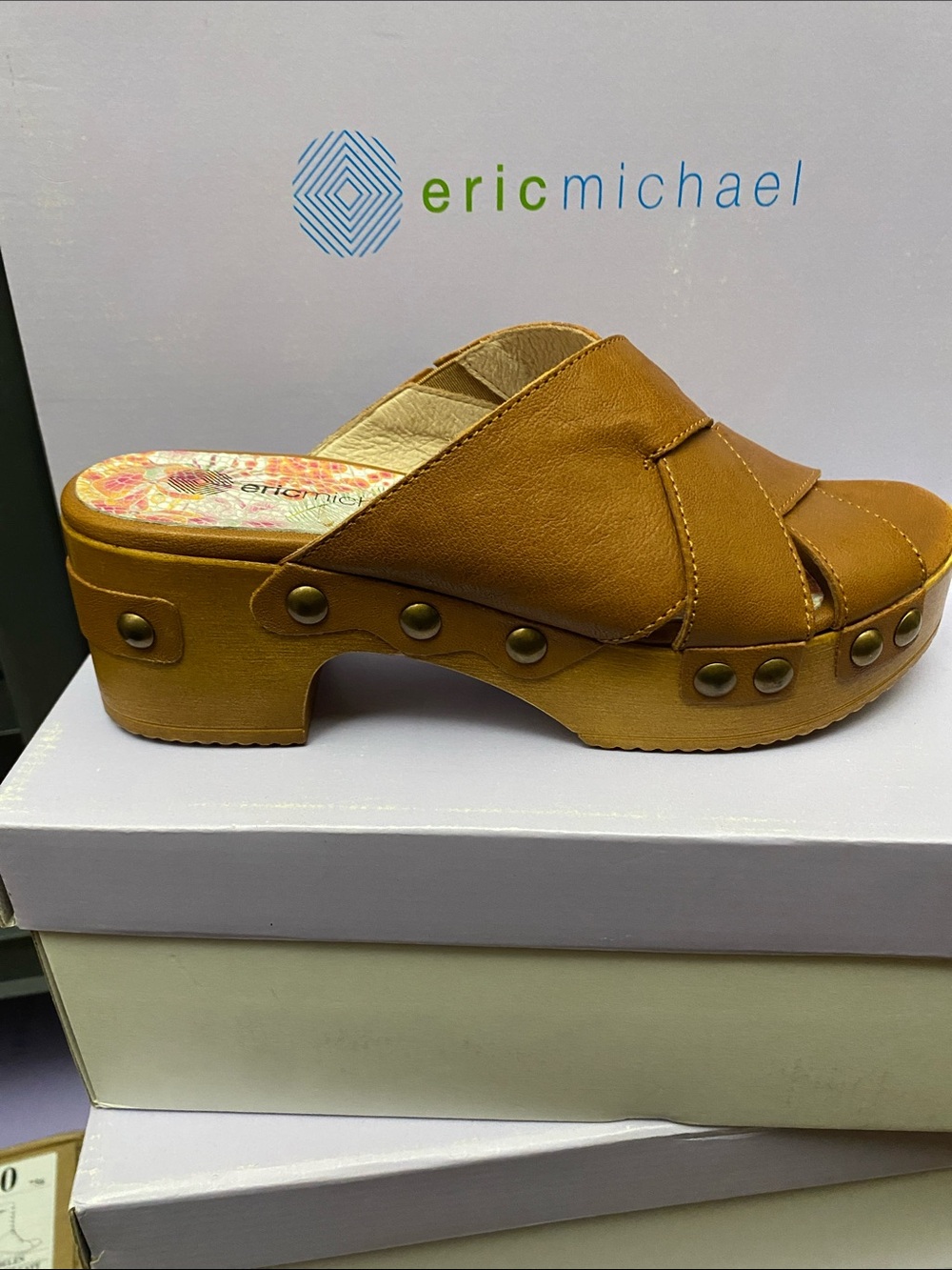 70’s Leather Clogs- Eric Michael Chili